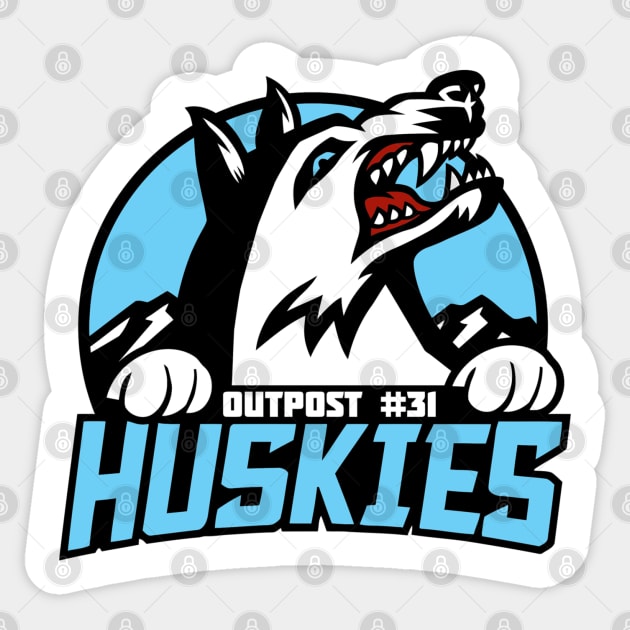 Outpost #31 - Huskies v.2 Sticker by buby87